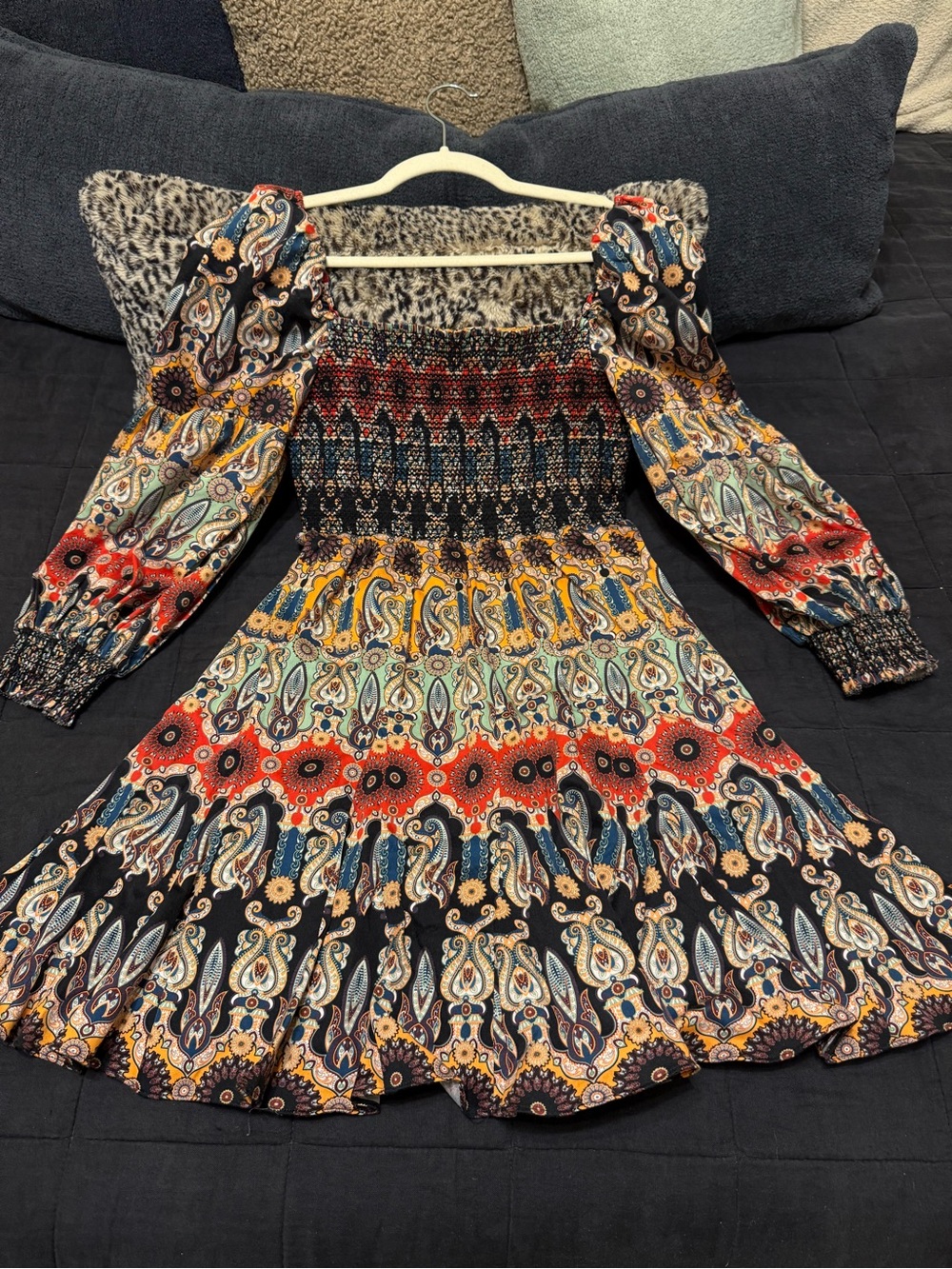 Alice + Olivia Julissa Empire waist godet mini dress - Picture 2 of 4